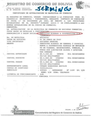 Más 30 cooperativas mineras conformaron una empresa privada