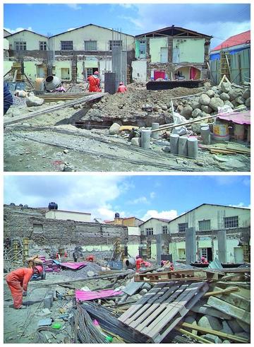 Construcción del nuevo bloque de Medicina avanzó en 20 %