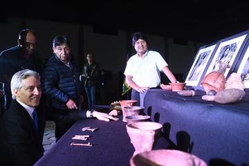 Morales repatria 22 piezas arqueológicas