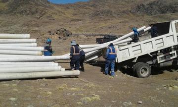 Trabajadores de Aapos inician obra de trasbase
