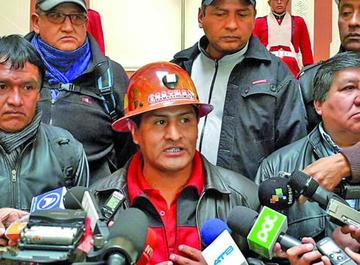 Guido Mitma es secretario ejecutivo de la Central Obrera Boliviana.