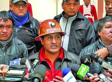 El secretario ejecutivo de la COB, Guido Mitma.