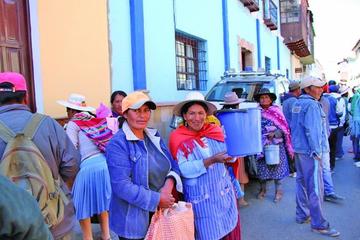La falta de agua en la ciudad de Potosí generó la protesta de los vecinos.