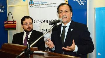 El embajador argentino en Bolivia, Normando Álvarez.
