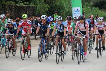 Los ciclistas en una de las competencias.