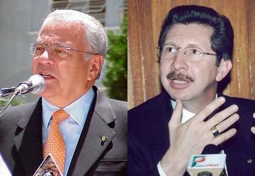 El expresidente Gonzalo Sánchez de Lozada y el exministro Carlos Sánchez Berzaín.