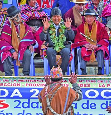Conamaq proclama a Evo como candidato 