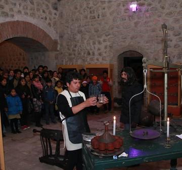 La dramatización del milagro del mercurio.