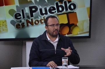 El ministro de Obras Públicas, Milton Claros.