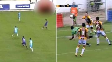 La gráfica muestra las dos jugadas polémicas.