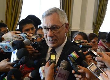 El agente de Bolivia ante la CIJ, Eduardo Rodriguez Veltzé.