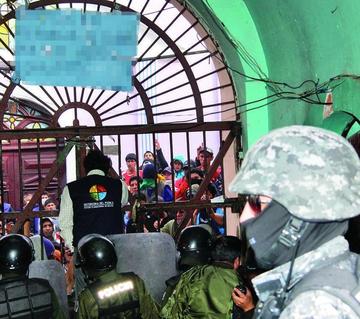 Panóptico de San Pedro de la ciudad de La Paz, ubicado en la zona del mismo nombre.