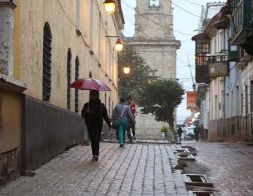 Retoman obra para peatonalizar la calle Tarija en tres semanas