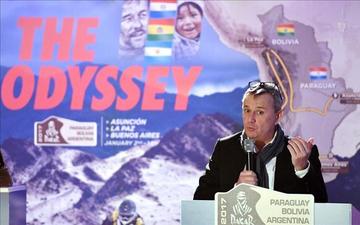 El director del Dakar, Etienne Lavigne.