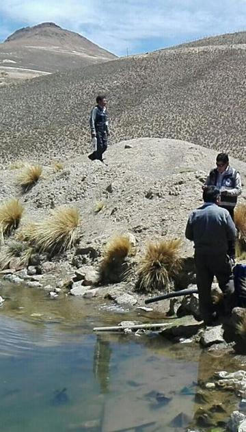 Técnicos buscan acuíferos para traer agua a Potosí.