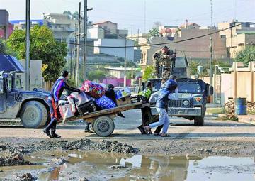 Fuerzas iraquíes avanzan ante el colapso yihadista en Mosul