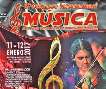Bolivia es sede de congreso musical