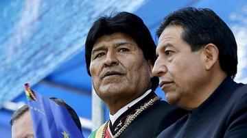 Choquehuanca, en su discurso, le manifestó al presidente que personalmente volvería a trabajar a las bases (...) para fo