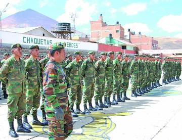 Soldados del primer escalón ya fueron licenciados