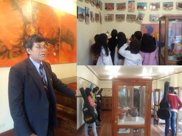 Alumnos visitan museo de Artes