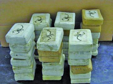 Hallan 227 kilos de cocaína en vivienda