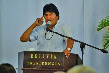 Presidente Evo Morales inaugura gabinete ampliado.