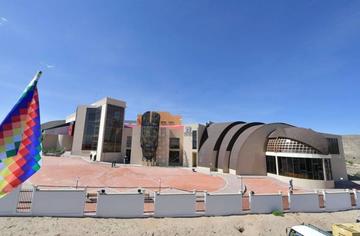 Morales inaugura museo en Orinoca