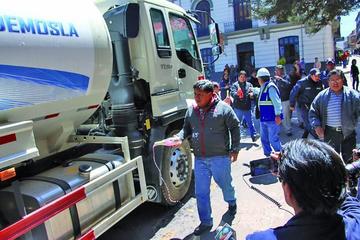 El momento de la ch'alla.