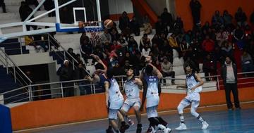 Gráfica del último cotejo jugado por el quinteto calereño en el torneo .