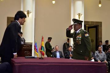 Un afroboliviano jura por primera vez como comandante de Policía