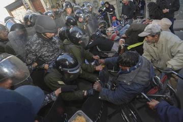 En 2016, este sector se movilizó por una renta mensual de 500 Bolivianos. Fueron reprimidos por la Policía.