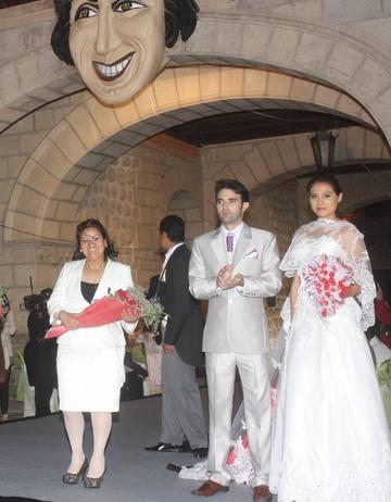 Montalvo (i) en la gala Mary Lizzie de la Casa de Moneda en octubre de 2014.