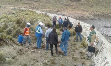 Los pobladores de esta comunidad se oponían el uso de las aguas de tres lagunas.