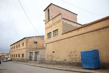 Gráfica del frontis del estadio "Potosí".