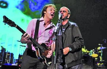 McCartney y Starr se  reúnen tras siete años