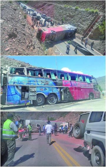 Así quedó el bus.