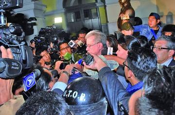 El exprefecto resaltó: tengo la serenidad, gracias a Dios (...) el apoyo del país en su conjunto.