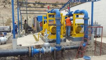 Comienza el bombeo de agua del río San Juan a la zona alta