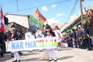 La unidad educativa Luis Subieta Sagárnaga.