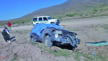 Seis turistas coreanos sufren  un accidente cerca de Colcha K