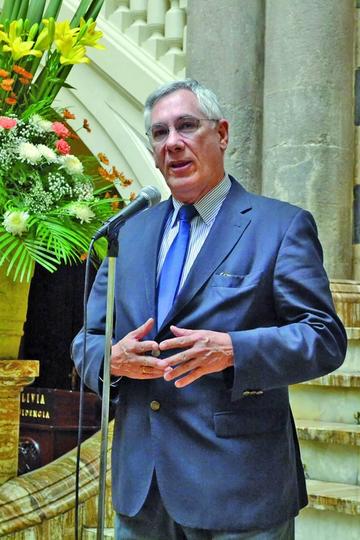 El agente boliviano ante la CIJ, Eduardo Rodriguez Veltzé.
