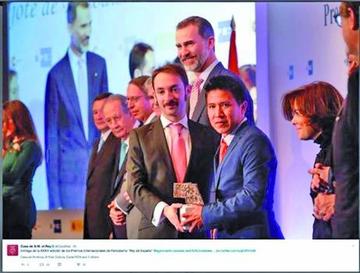 Boliviano gana una mención en España