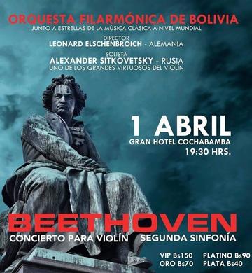 Músico potosino toca con la Filarmónica de Bolivia