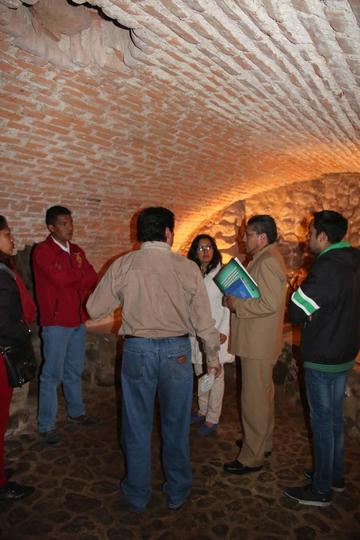 También pasearon por el espacio de La Merced.