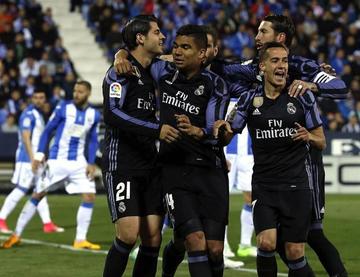Real Madrid vence 4-2 a Leganés