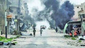 Según algunas agencias, la base militar del país de Oriente Medio ha sido destruida por completo.