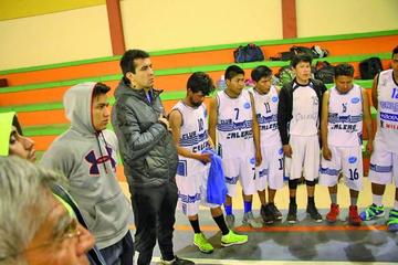 El quinteto potosino, durante un entrenamiento.