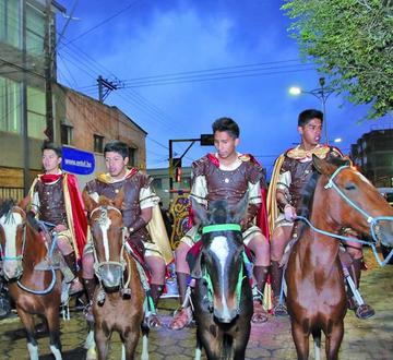 Los soldados romanos.