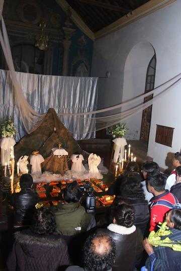 El altar del Santísimo Sacramento de La Merced.
