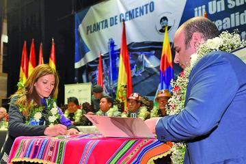 El 21 de marzo pasado se firmó el contrato para la cementera potosina.